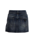 Prada Denim Bandeau and Mini Skirt Set