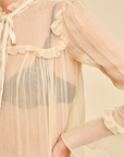 Gucci Ruffled Silk-Chiffon Blouse