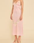 Vintage Pink Lace Dress