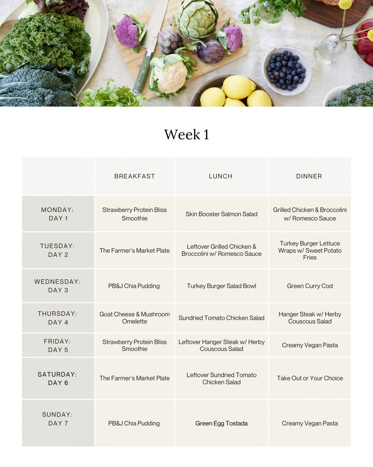 4-Week High Protein Ebook