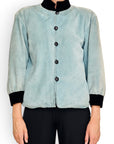 Saint Laurent Suede Jacket & Skirt Set
