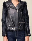 Nour Hammour leather jacket