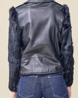 Nour Hammour leather jacket