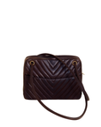 Chanel brown leather bag