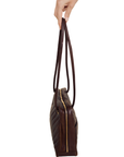 Chanel brown leather bag