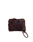 Chanel brown leather bag