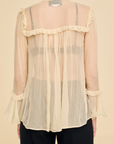Gucci Ruffled Silk-Chiffon Blouse