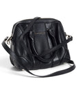 Lost Labels Givenchy mini black leather top-handle bag with silver hardware and detachable shoulder strap