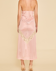 Vintage Pink Lace Dress