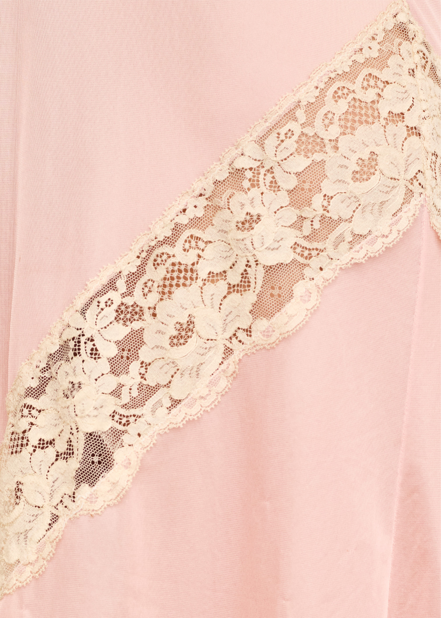 Vintage Pink Lace Dress