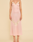 Vintage Pink Lace Dress
