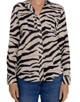 Ralph Lauren Zebra Print Blouse
