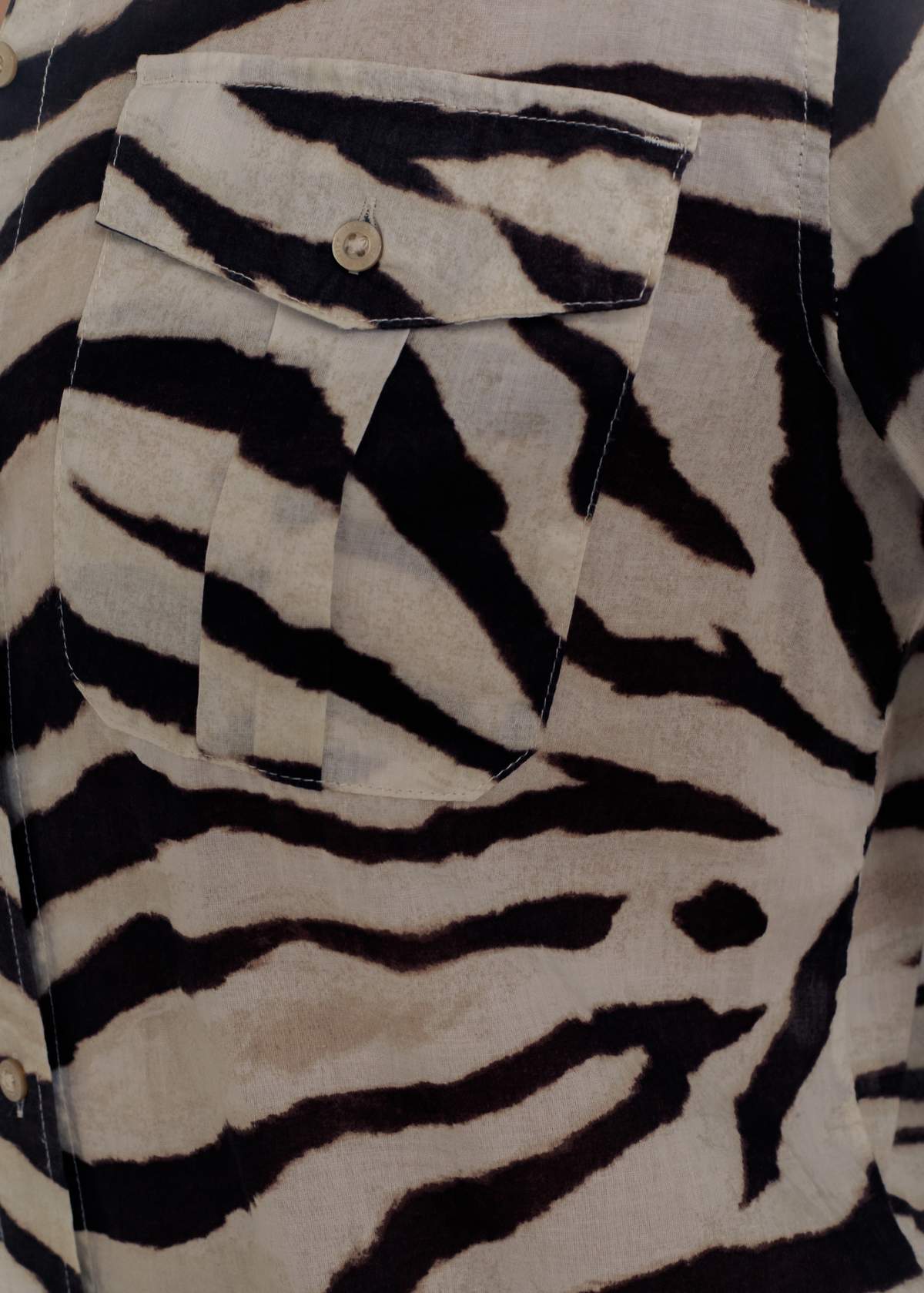Ralph Lauren Zebra Print Blouse