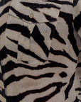 Ralph Lauren Zebra Print Blouse
